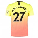 Maillot Manchester City NO.27 Cancelo 3ª 2019-20 Orange