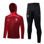 Sweat Shirt Capuche Portugal 2023-24 Rouge