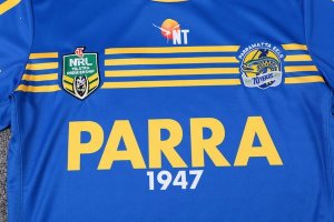 Thailande Maillot Parramatta Eels 1ª 2017 2018 Bleu