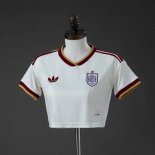 Maillot Espagne 2ª Crop Top Style Femme 2026