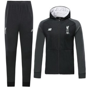 Survetement Liverpool 2019-20 Noir Blanc Gris