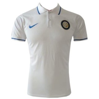 Polo Inter Milan 2019-20 Blanc