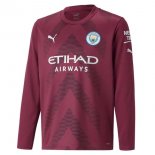 Thailande Maillot Manchester City Gardien ML 2022-23 Rouge