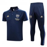 Polo Arsenal Ensemble Complet 2023-24 Bleu