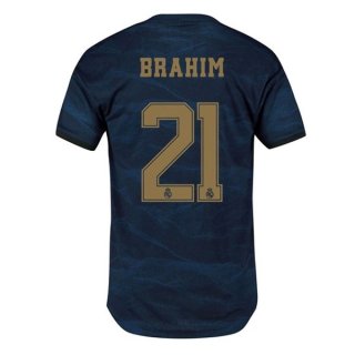 Maillot Real Madrid NO.21 Brahim 2ª 2019-20 Bleu