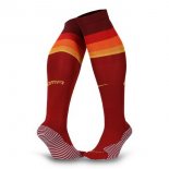 Chaussette As Roma 1ª 2020-21 Rouge