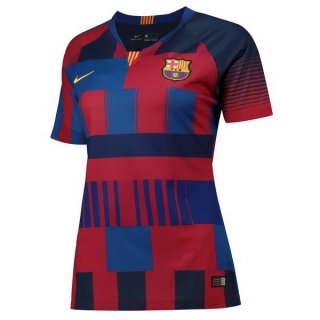 Maillot Barcelone Femme 20th Bleu Rouge