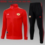 Enfant Survetement Manchester United 2025-26 Rouge 5