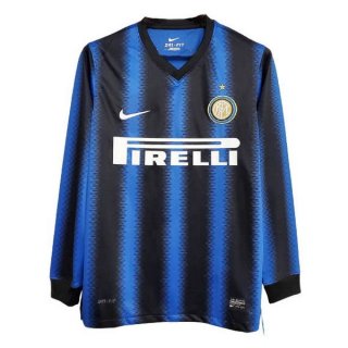 Maillot Inter Milan 1ª ML Retro 2010 2011 Bleu