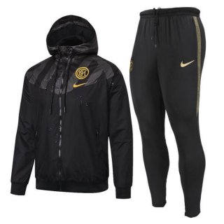 Coupe Vent Inter Milan Conjunto Complet 2019-20 Noir Coupe Vent Inter Milan Conjunto Complet 2019-20 Noir