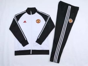 Survetement Manchester United 2020-21 II Blanc Noir