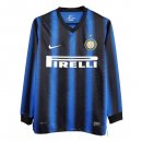 Maillot Inter Milan 1ª ML Retro 2010 2011 Bleu