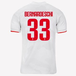 Maillot Juventus NO.33 Bernaroeschi 2ª 2019-20 Gris Blanc