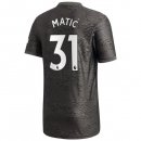 Maillot Manchester United NO.31 Matic 2ª 2020-21 Noir