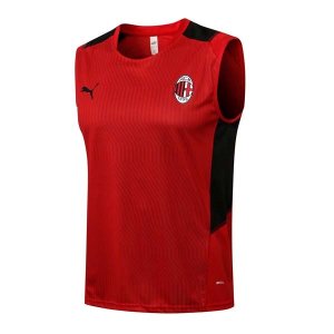 Maillot AC Milan Sans Manches 2022 Rouge Noir