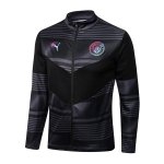 Veste Manchester City 2023 Gris Noir Veste Manchester City 2023 Gris Noir