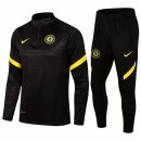 Survetement Chelsea 2021-22 Noir Jaune