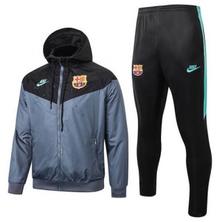 Coupe Vent Barcelone Conjunto Complet 2019-20 Gris