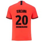 Maillot Paris Saint Germain NO.20 Kurzawa 2ª 2019-20 Orange Maillot Paris Saint Germain NO.20 Kurzawa 2ª 2019-20 Orange