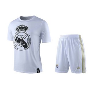 Entrainement Real Madrid Conjunto Complet 2019-20 Blanc