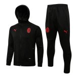 Sweat Shirt Capuche Ensemble Complet AC Milan 2022-23 Noir Sweat Shirt Capuche Ensemble Complet AC Milan 2022-23 Noir