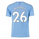 Maillot Manchester City NO.26 Mahrez 1ª 2019-20 Bleu