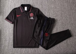 Polo Paris Saint Germain Conjunto Complet 2019-20 Rouge Noir Blanc