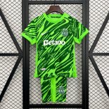 Maillot Sporting Lisbon Gardien Enfant 2025-26 Vert