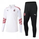 Survetement AC Milan 2020-21 Blanc Rouge Bleu