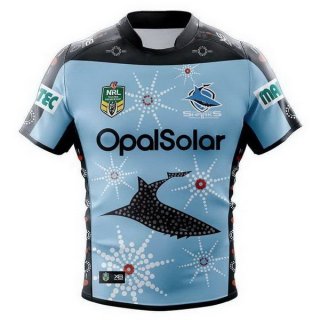 Thailande Maillot Sharks 2018 Bleu