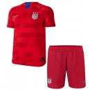 Maillot États-Unis 2ª Enfant 2019 Rouge