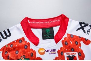 Thailande Maillot St.George Illawarra Dragons 2018 Blanc