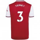 Maillot Arsenal NO.3 Tierney 1ª 2019-20 Rouge