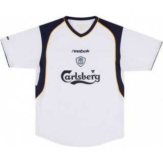 Thailande Maillot Liverpool 2ª Retro 2001 2003 Blanc