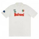 Maillot Naples 2ª Retro 1987 1988 Blanc