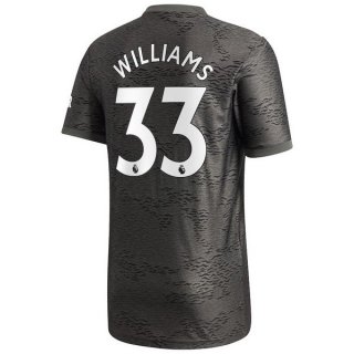 Maillot Manchester United NO.33 Williams 2ª 2020-21 Noir