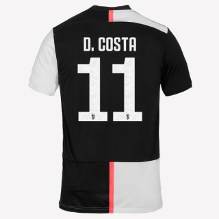 Maillot Juventus NO.11 D.Costa 1ª 2019-20 Blanc Noir