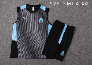 Maillot Marseille Sans Manches Ensemble Complet 2021-22