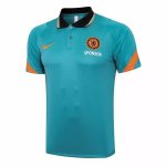 Polo Chelsea 2021-22 Vert Orange Polo Chelsea 2021-22 Vert Orange