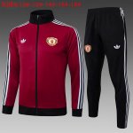 Enfant Survetement Manchester United 2025-26 Rouge