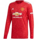 Thailande Maillot Manchester United 1ª ML 2020-21 Rouge