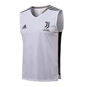 Maillot Juventus Sans Manches 2022 Blanc Noir