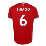 Maillot Liverpool NO.6 Thiago 1ª 2020-21 Rouge