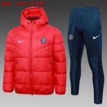 Manteau de duvet PSG Ensemble Complet 2024-25 Rouge
