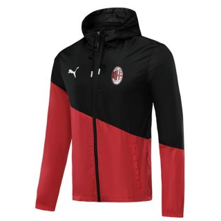 Coupe Vent AC Milan 2019-20 Noir Rouge