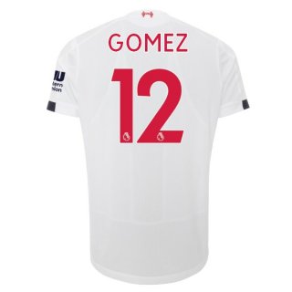 Maillot Liverpool NO.12 Gomez 2ª 2019-20 Blanc