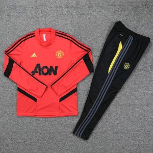 Survetement Manchester United 2020-21 Rouge Noir Jaune