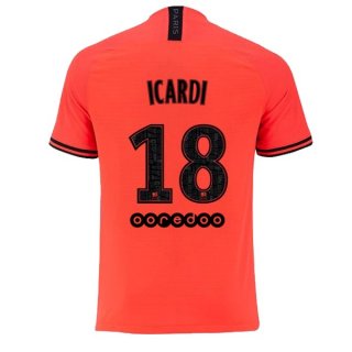 Maillot Paris Saint Germain NO.18 Icardi 2ª 2019-20 Orange Maillot Paris Saint Germain NO.18 Icardi 2ª 2019-20 Orange