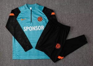 Survetement Chelsea 2021-22 Vert Noir Orange