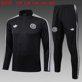 Enfant Sweatshirt Allemagne 2025-26 Noir 5  Enfant Sweatshirt Allemagne 2025-26 Noir 5